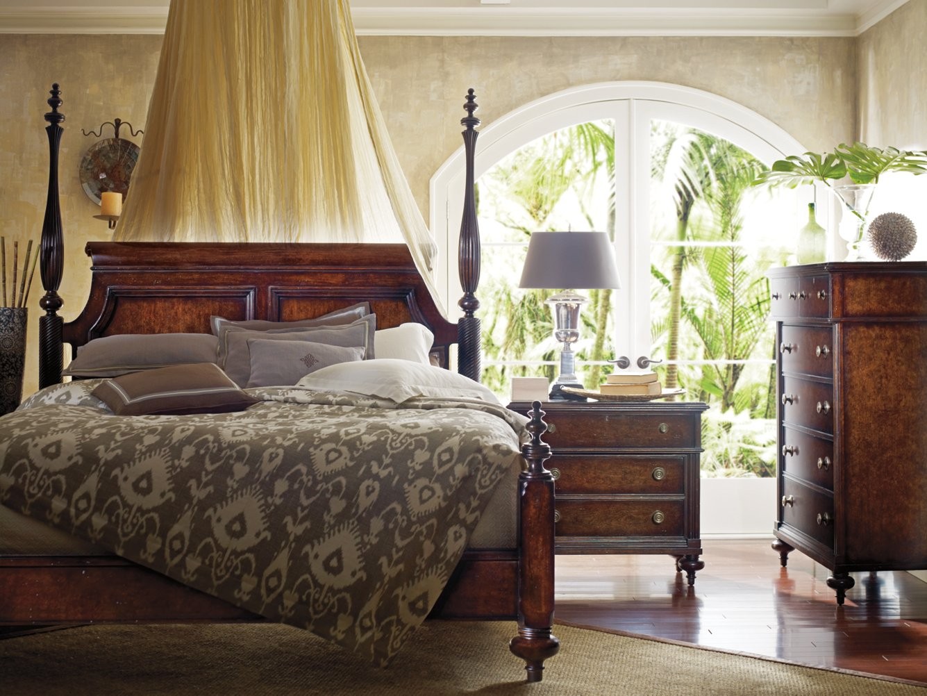 Stanley Furniture British Colonial Poster Bed In Caribe 020 63 42